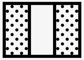 Vertical Flag Icon - Caderno Decorado Com Tecido De Bolinhas Pretas #5098217