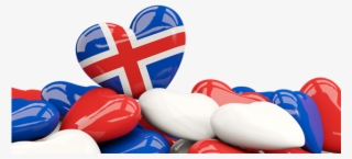 Illustration Of Flag Of Iceland - Pakistan Heart #5098328