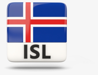 Illustration Of Flag Of Iceland - Emblem #5098631