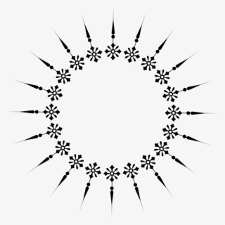 Decorative Floral Frame - Technical Drawing Dinner Table #5099893