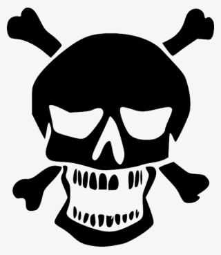 Ryanlerch Skull And Crossbones - Horror Clipart #510044