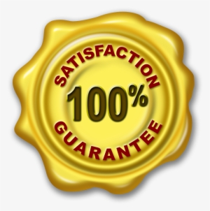 100% Satisfaction Guarantee Photo Satisfaction Seal #510155