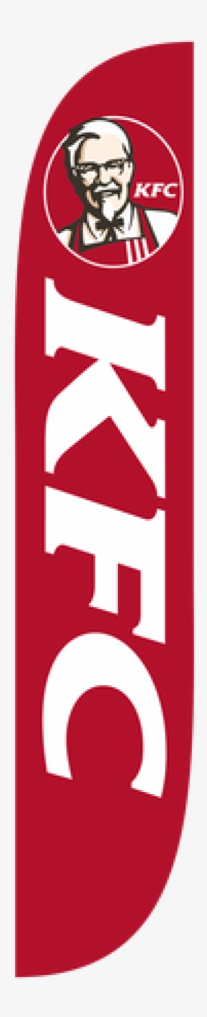 Kfc Feather Flag Red - Kfc Feather Flag #510553