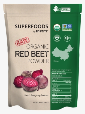 Mrm Raw Organic Red Beet Powder 8.5 Oz #510886