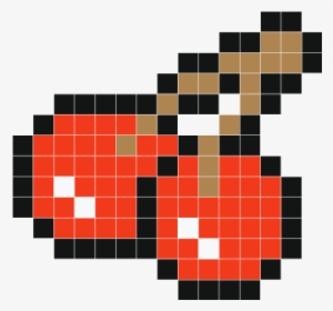 Pacman Cherry Png - Pixel Art Heart Png #511121