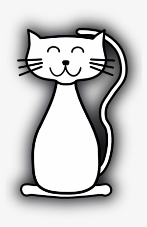 White Cat Clip Art At Clker - Peach Cat Clipart #511421