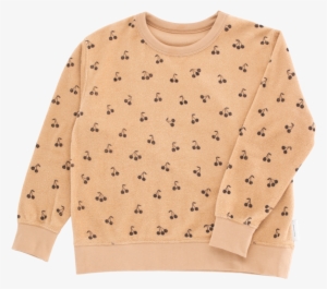 Tiny Cottons Towel Sweatshirt Small Cherries - Sweater #511446