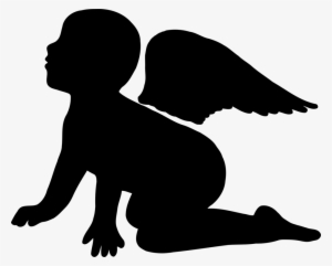 Free Free 173 Baby Angel Silhouette Svg SVG PNG EPS DXF File