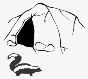 Stinky, Skunk, Smell, Cave, Nature - Cave Clip Art #512085