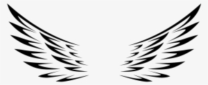 Simple Angel Wings Clip Art At Clker Source - Art Deco Wings Logo #512120