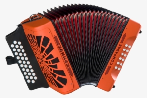 Acordeón Compadre Gcf Nar - Hohner Cogo Compadre Gcf Orange Accordion #512213