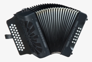 Only 1 Available - Hohner Compadre Gcf Accordion, Black #512240