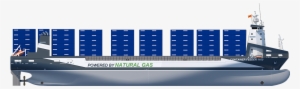 Damen Container Feeder - Cargo Ship Png Side View #513047