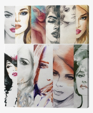 Beautiful Woman Face - Beauty Women Illustration #513556