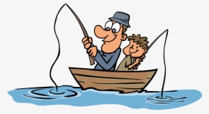 Complete Cartoon Fishing Pics 10391 Png 2222 1215 Humor - Father And Son Fishing #513576