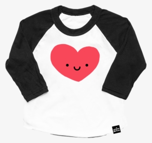 Kawaii Heart Baseball T-shirt - T-shirt #514566