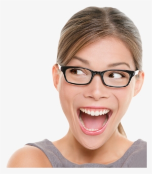 Smiling Woman In Glasses #514705