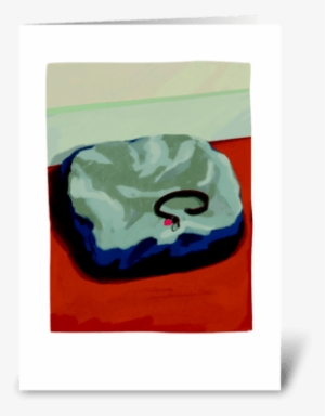 Bed Sympathy Greeting Card - Palette #514766