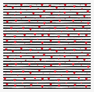 Black Stripes Red Hearts 12 X 12 St 55717480 303b 44d3 - Symmetry #514980
