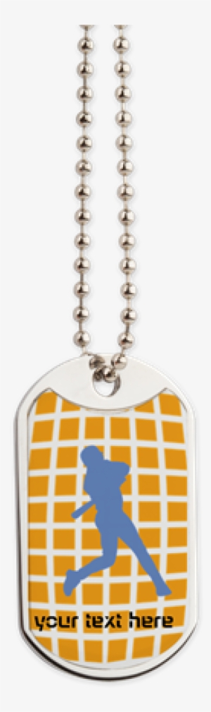 Custom Sport Blue Orange Baseball Party Logo Dog Tag, - Cool Sport Baseball Journal #515351