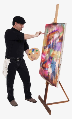 Like The Impressionists Then, Some Artists Today Use - Artist Painting On Canvas #515547 Like The Impressionists Then, Some Artists Today Use - Artist Painting On Canvas #515547