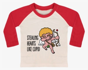 T-shirt Baby Baseball Long Sleeve Stealing Hearts Like - Long-sleeved T-shirt #516021