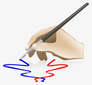 Drawing Clipart Painter - Painting Hand Clip Art #516094