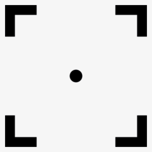 Selector Square Border Vector - Camera Crosshair Png #517489