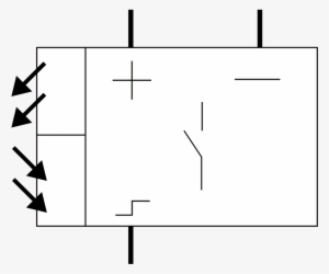 This Graphics Is Photoelectric Switch About Circuit, - Photoelectric Switch Symbol #519899