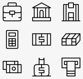 Bank - Building Icon Pack Png #5100273