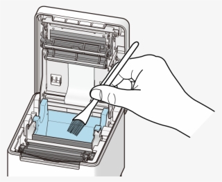 Paper Roll Storage Space - Technical Drawing #5102648