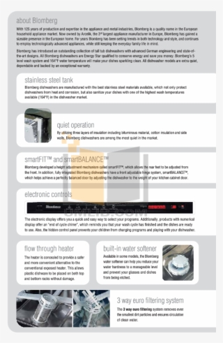 Blomberg Dishwasher Dwt36240 Pdf Page Preview Blomberg #5102700