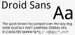 Sample Text Png Clip Art Freeuse Library - Droid Sans #5102855
