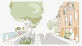 Sarah Wigglesworth Architects Trent Basin Basin Elevation - Illustration #5103137