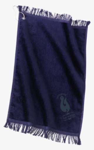 Hei Matau Navy Embroidery Design Navy Port & Co - Port & Company Soft Grommeted Fingertip Terry Towel #5104475