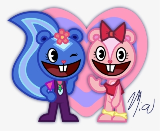 I Drew Petunia And Giggles' Outfits From “put Your - Happy Tree Friends #5105944