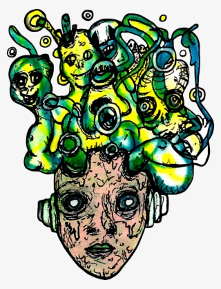 Psychedelic Trippy Art Tumblr Creepy Png Psychedelic - Psychedelic Experience #5106274