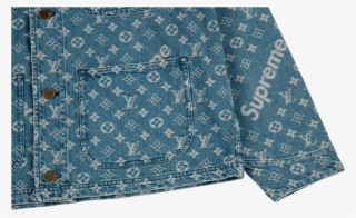 Louis Vuitton Washed Denim Barn Jacket "louis Vuitton - Supreme #5106722