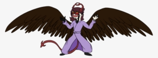 Wing Clipart Fallen Angel Wing Fallen Angel Transparent - Jaiden Animations Angel And Devil #5107428
