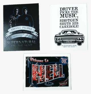 Culturefly Supernatural Box Exclusive Greeting Card - Supernatural - Welcome To (unisex) (x Large) #5107481