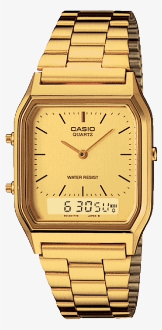 Aq 230ga 9dmqyes - Gold Casio Watch Mens #5108762