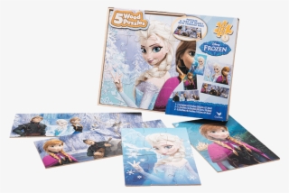 Disney Frozen Puzzle In - Disney Frozen 5 Wood Puzzles #5110450