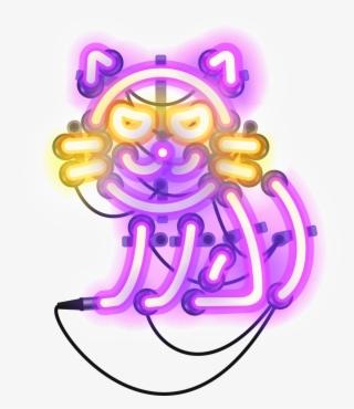 Purple Watercolor Hand Painted Tube Cat Transparent - Portable Network Graphics #5111411