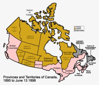 The District Of Saskatchewan Was A Regional Administrative - Map Of Canada Before Confederation #5111526