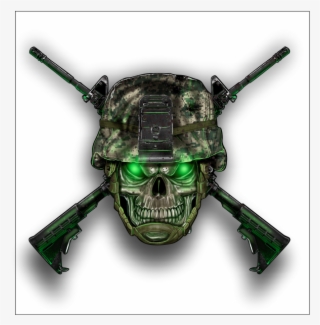 Image - Military Crossed Rifles Tactical Skull With Glowing #5113095 Image - Military Crossed Rifles Tactical Skull With Glowing #5113095