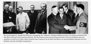 A Blind Eye To Munich And Their Own Rebuff Of Soviet - Neville Chamberlain Meeting Hitler #5113236