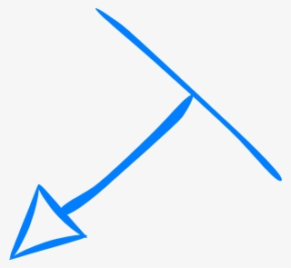 Embedded Blue Arrow Point Down Left Svg Clip Arts 600 #5113867