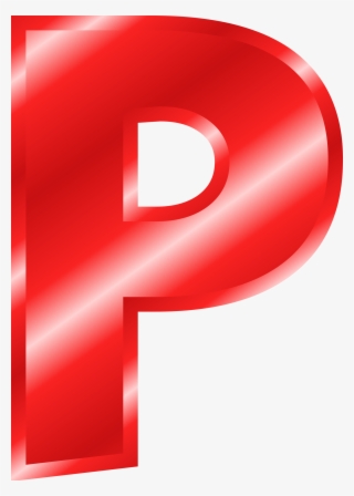Big Image - Big Red Letter P #5114605