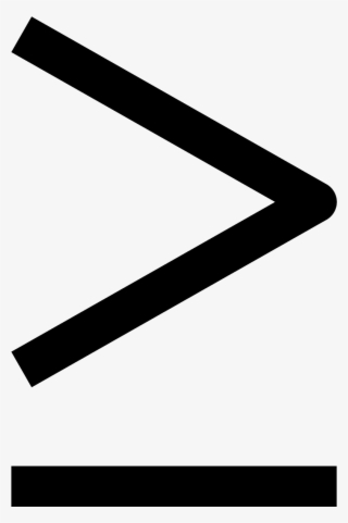 More Or Equal Icon - Icon #5117440