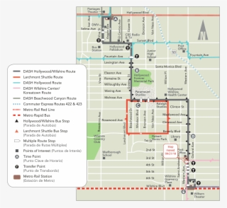 Dash Hollywood/wilshire Map - Hollywood #5117486